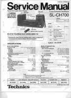 Technics - SLCH-700 - Service manual 